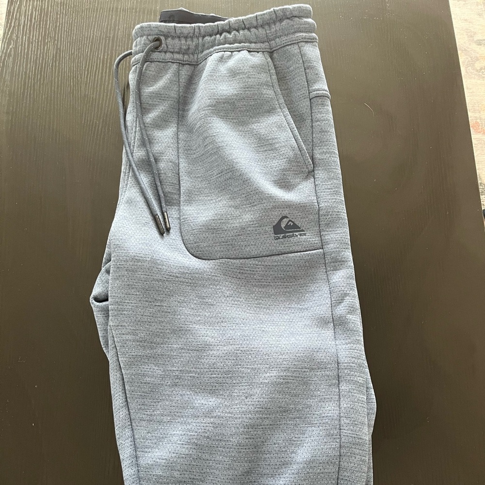 Quiksilver Mens Active Clean Surf Joggers Pants Indigo Blue Size Medium
